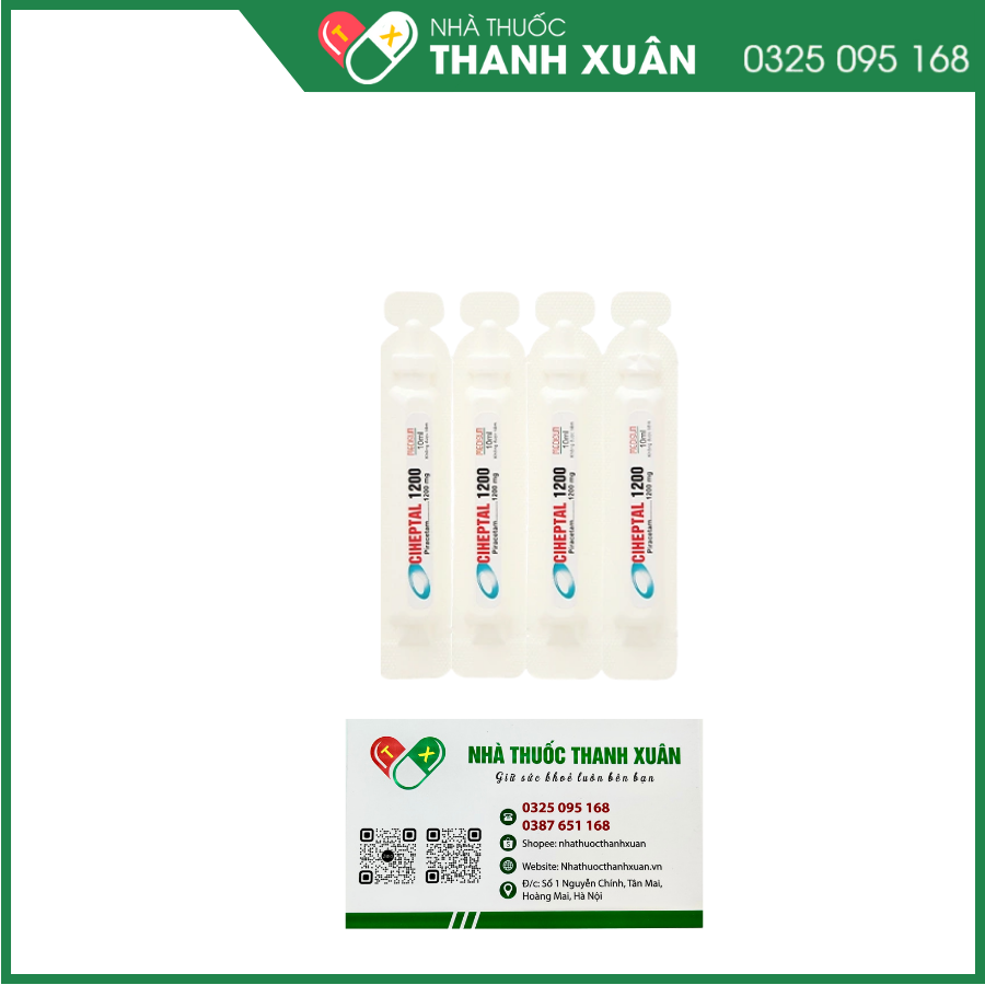 Ciheptal 1200 trị rối loạn nhận thức, chóng mặt